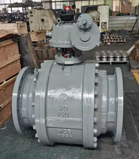 Válvula de esfera munhão forjado de três peças de 2500lb (GAQ347N)